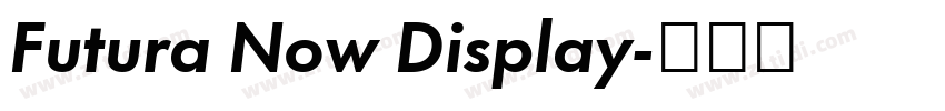 Futura Now Display字体转换